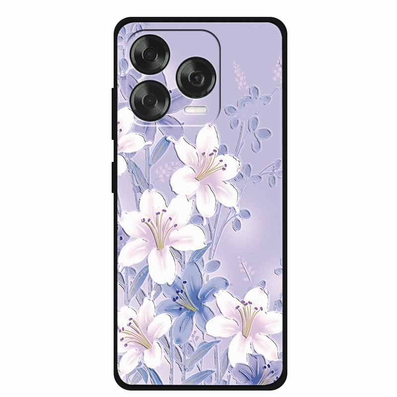 3D Тисненый Чехол Для ZTE Blade V70 Дизайнерский Чехол Для Телефона Цветы Черный Силикон Мягкая Задняя Крышка Для ZTE Axon 60 4G Nubia V70 Vita Чехол
