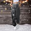 Women's Casual Fashion Sweatpants Christmas Printed Casual Pants