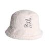 Hat Bear Elegant For Women Winter Lamb Wool Insulated Fisherman Cap