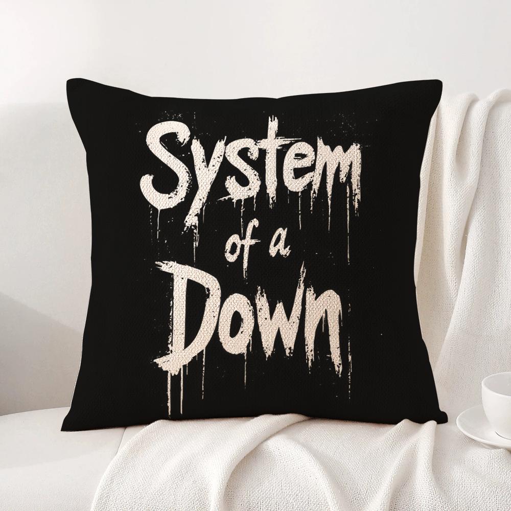 Band S-System Of A Down Cushion Cover Summer Coolness Linen Fabric Double-Sided Printing Pillow Case Sofa Home Decor Gift