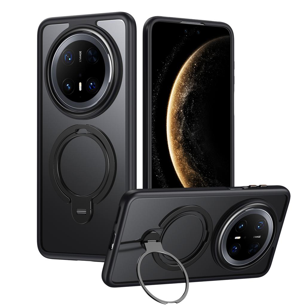 Для Huawei Mate 70 Pro+/Mate 70 Pro Чехол для телефона Совместимый с MagSafe Подставка Матовая задняя крышка