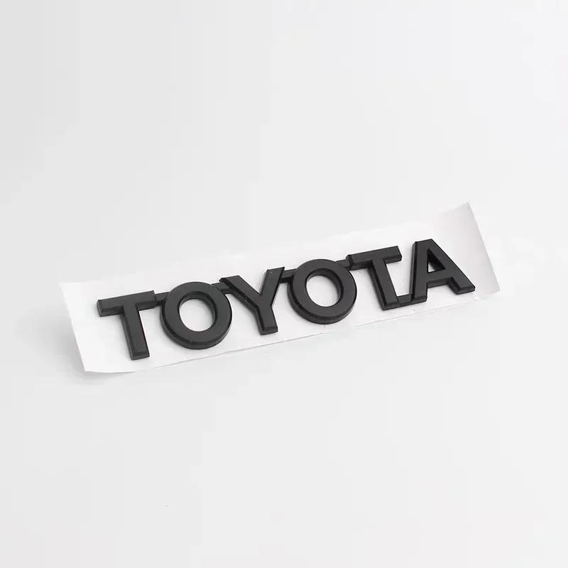 Для Toyota RAV4 Corolla Camry Prado Crown REIZ CHR LAND CRUISER 3D наклейки-эмблемы передний и задний логотип автомобиля модификация