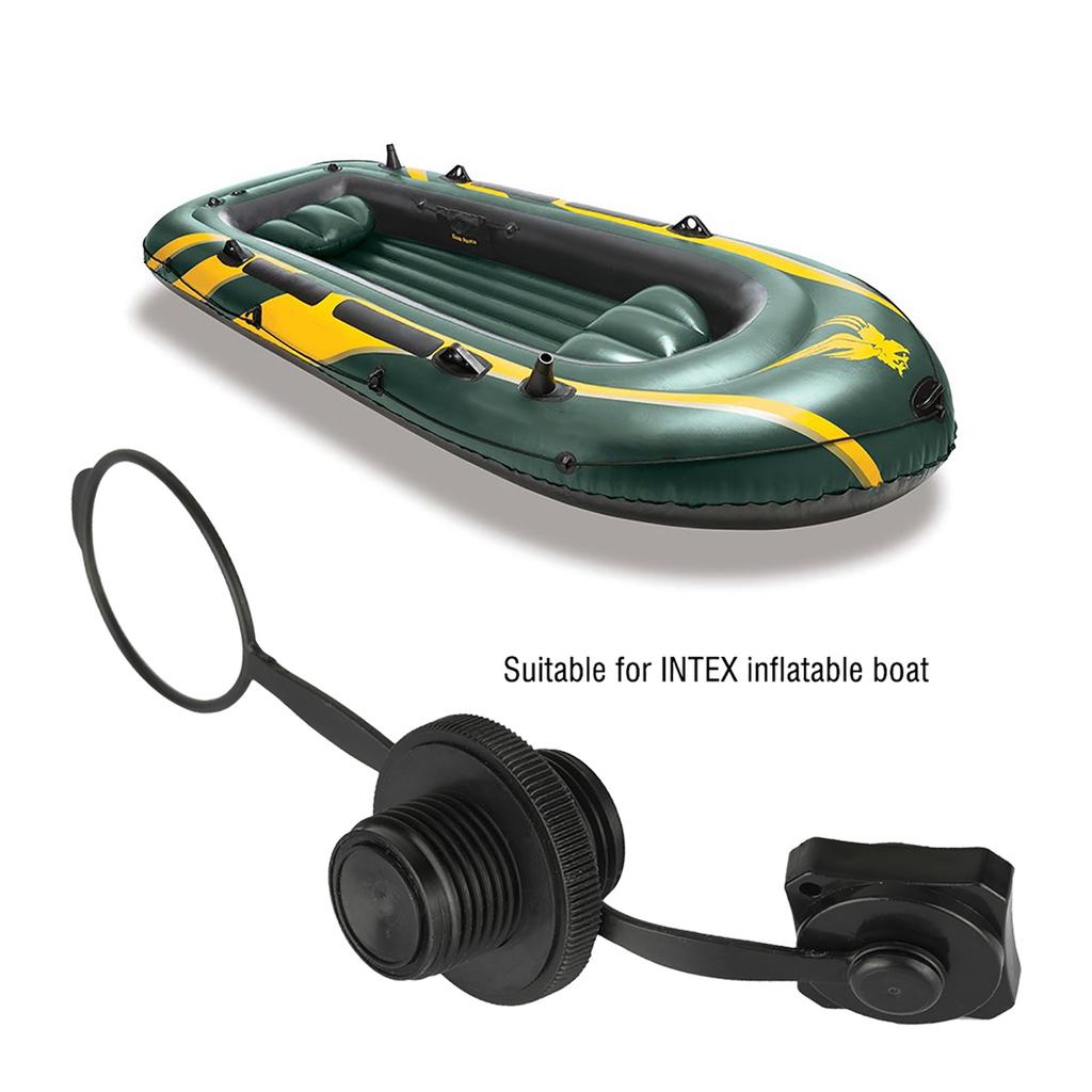 Черный пластиковый надувной лодочный сменный воздушный клапан, наружный диаметр 22,9 мм