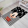 1pc Disney Mickey Mouse and Minnie Pattern Carpet Area Rug Non-slip Carpet Hand Washable Floor Mat Suitable For Living Room Bedroom Home Dec