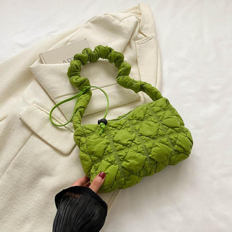 Новая женская сумка нишевая повседневная облачная плиссированная сумка подмышку повседневная сумка-пельмень сумка на одно плечо сумка-мессенджер женская