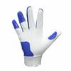 CUTTERS Batting Gloves B353 Prime Hero Size White x Royal 3.0 (Pair) Baseball/Softball Gloves, L,