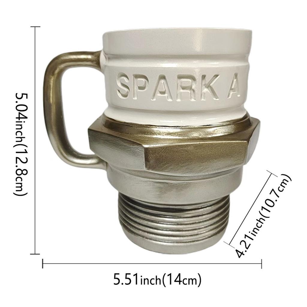 Industrial Coffee Cup Novelty Auto-Themed Drinkware Automotive Themed Coffee Mug Unique Gifts for Car Fans