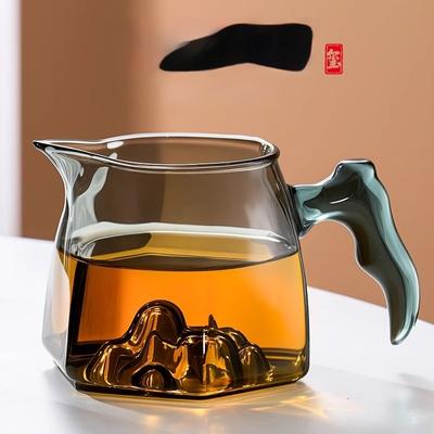 Fair Cup New Light Luxury high-end Tea Cup High Borosililicate Glass Thickness Material High Temperature Resistance