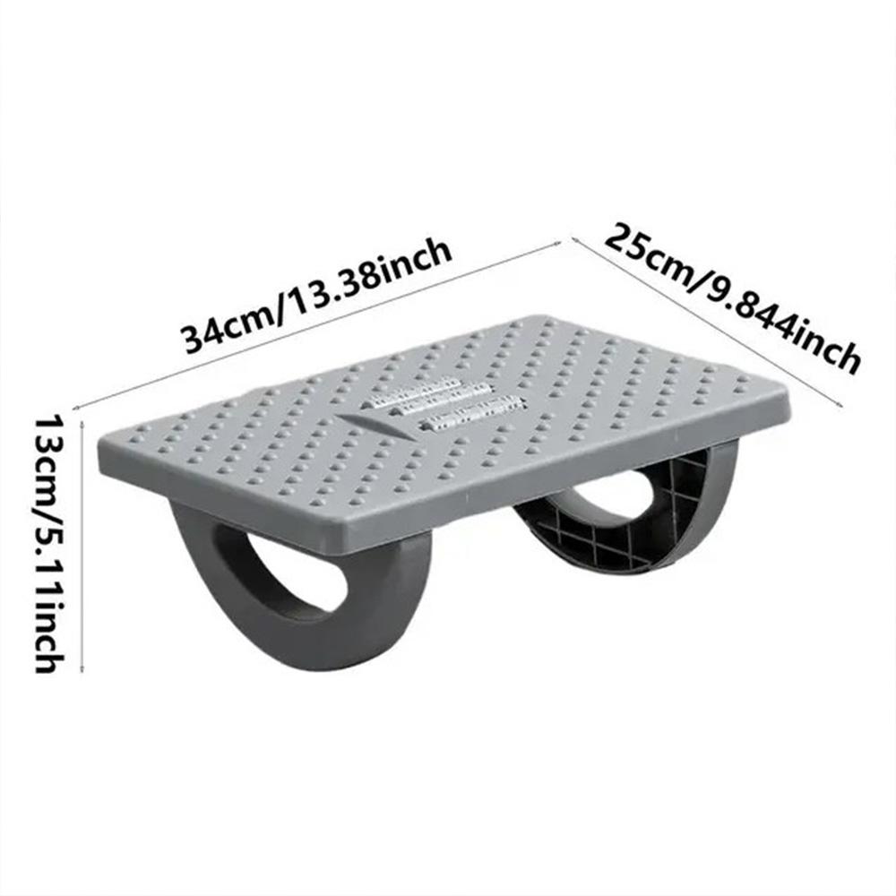 Портативный дизайн, эргономичная подставка для ног под столом, регулируемая высота, угол наклона, массажный роликовый стол, подставка для ног, снятие боли