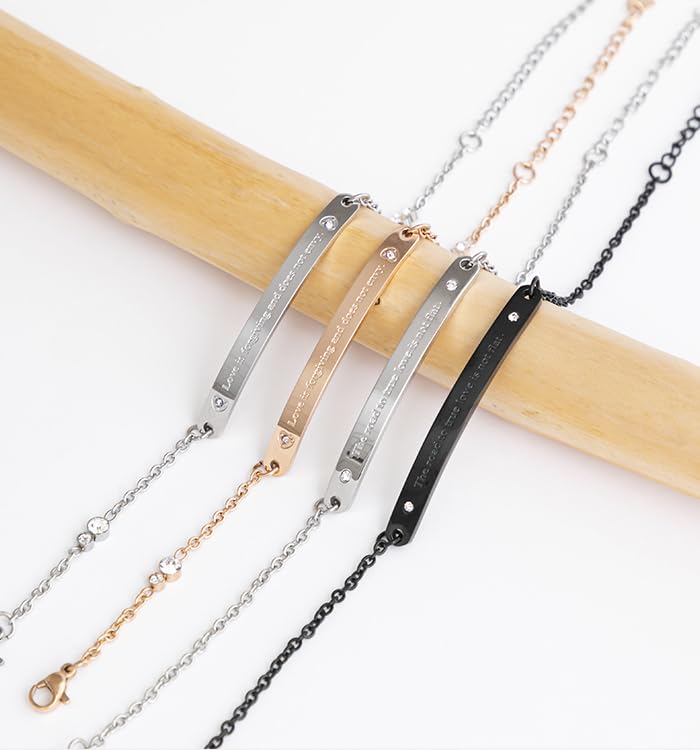 Парный браслет Браслет для пары из нержавеющей стали [поздравления] Мужской Женский