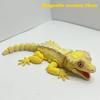 3D-печатная фигурка гребенчатого геккона с подвижными суставами, ящерица, магнит на холодильник, настольное украшение, декор для дома и офиса, для любителей рептилий