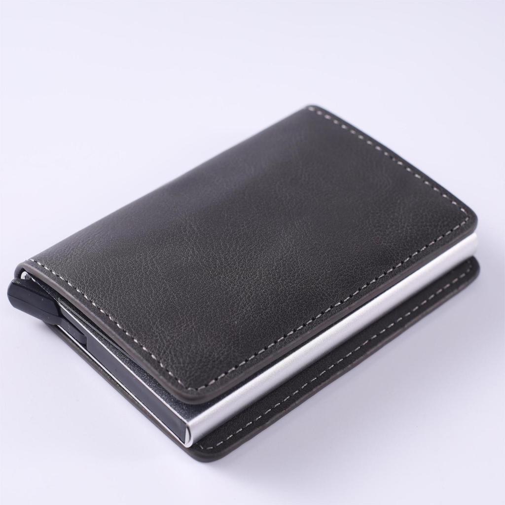 RFID Anti-Theft Men's Wallet: Ultra-Thin Carbon Fiber Multi-Card Holder
