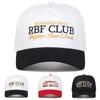 Унисекс бейсболки с вышивкой букв RBF CLUB, весенне-осенняя уличная солнцезащитная шляпа, регулируемые повседневные тракерские кепки
