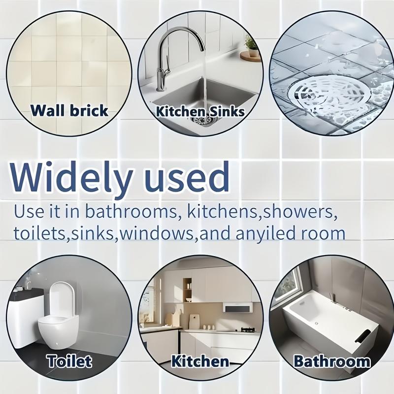 5Pcs Waterproof Tile Grout Pen White Grout Repair Marker for Bathroom Kitchen Gaps