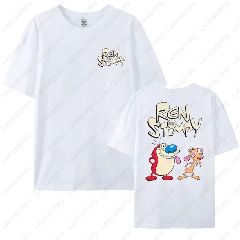 Ren and Stimpy Adulting Whats That TShirt High Quality Cotton Shirt Mens Womens Camisetas Trending Hipster Cotton Unisex Tee