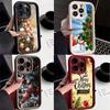 N118 Новогодний Веселый Рождественский дизайн Мягкие чехлы для телефонов Angel Eyes для Samsung S23 S24 Ultra S21FE A54 A34 A13 A14 A06 A24 Realme12 Vivo Противоударный чехол