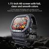 LOKMAT Умные часы Ocean Outdoor Прочные часы Мультиспортивный режим Звонки по BT Push сообщений Пульсометр Фитнес-трекер Смарт-часы
