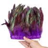 1 Meter Fluffy Natural Rooster Feather Trim Fringe Wedding Decoration Carnival Accessory Sewing Feather Ribbon 15-20 CM
