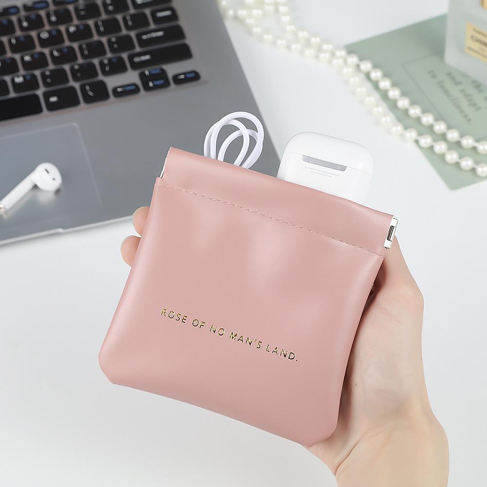 Органайзер для красных конвертов с пружинным зажимом: Портативный держатель для данных и украшений с автоматическим закрытием, кошелек для монет