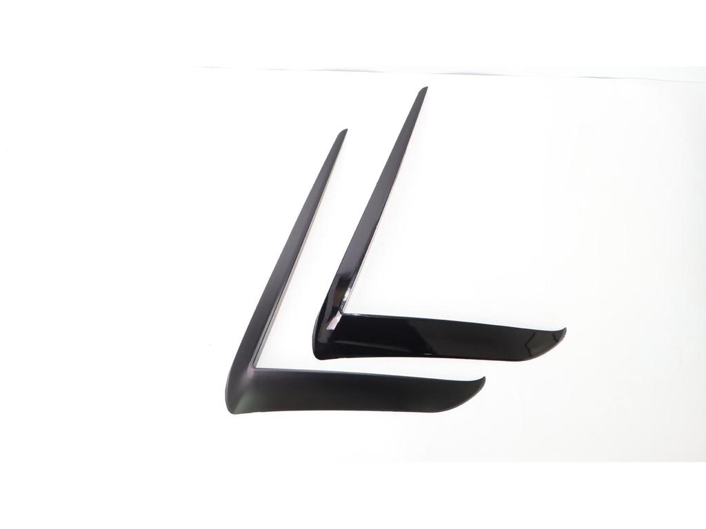 2025+ Tesla Model Y Facelift Front Bumper Wind Deflector & Headlight Eyebrow Spoiler
