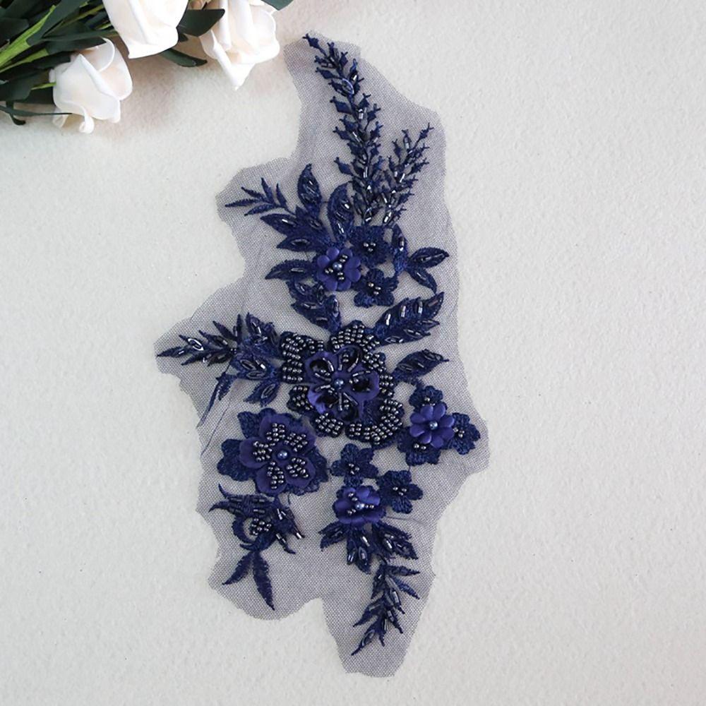 Sequin Embroidery Embroidered Floral Patches DIY Sequins Patches Stage Costumes