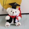New Creative Doctoral Dress Doctor Bear Plush Toy Doll Pendant Bag Hanging Ornament Doll Doll Doll