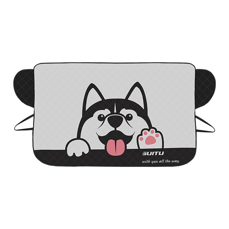 Автомобильный солнцезащитный экран Теплоизолирующий солнцезащитный козырек Автомобильный солнцезащитный козырек Покрытие лобового стекла автомобиля Морозостойкая ткань Покрытие от снега