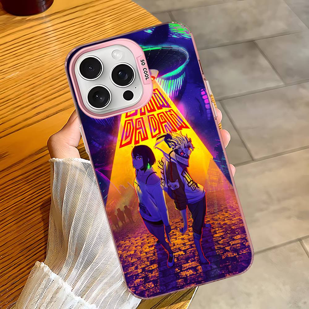 Аниме приключения Dandadan Чехлы для телефона Для IPhone 17 16 15 14 13 12 11 Plus Pro Max Pro Цветной Матовый Чехол