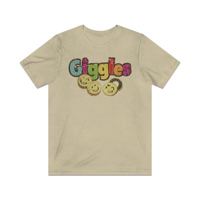 Giggles Cookies 1989 Футболка Винтажная мужская футболка