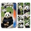Чехол для телефона iPhone 15 14 13 12 Mini 11 Pro Max XS X XR 7 8 Plus прозрачный противоударный силиконовый чехол TPU Fubao panda
