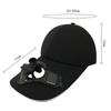 Camping Hiking Outdoor Solar Quick-drying Novelty Travel Hat Sun Visor Fan Baseball Hat Sport Cap