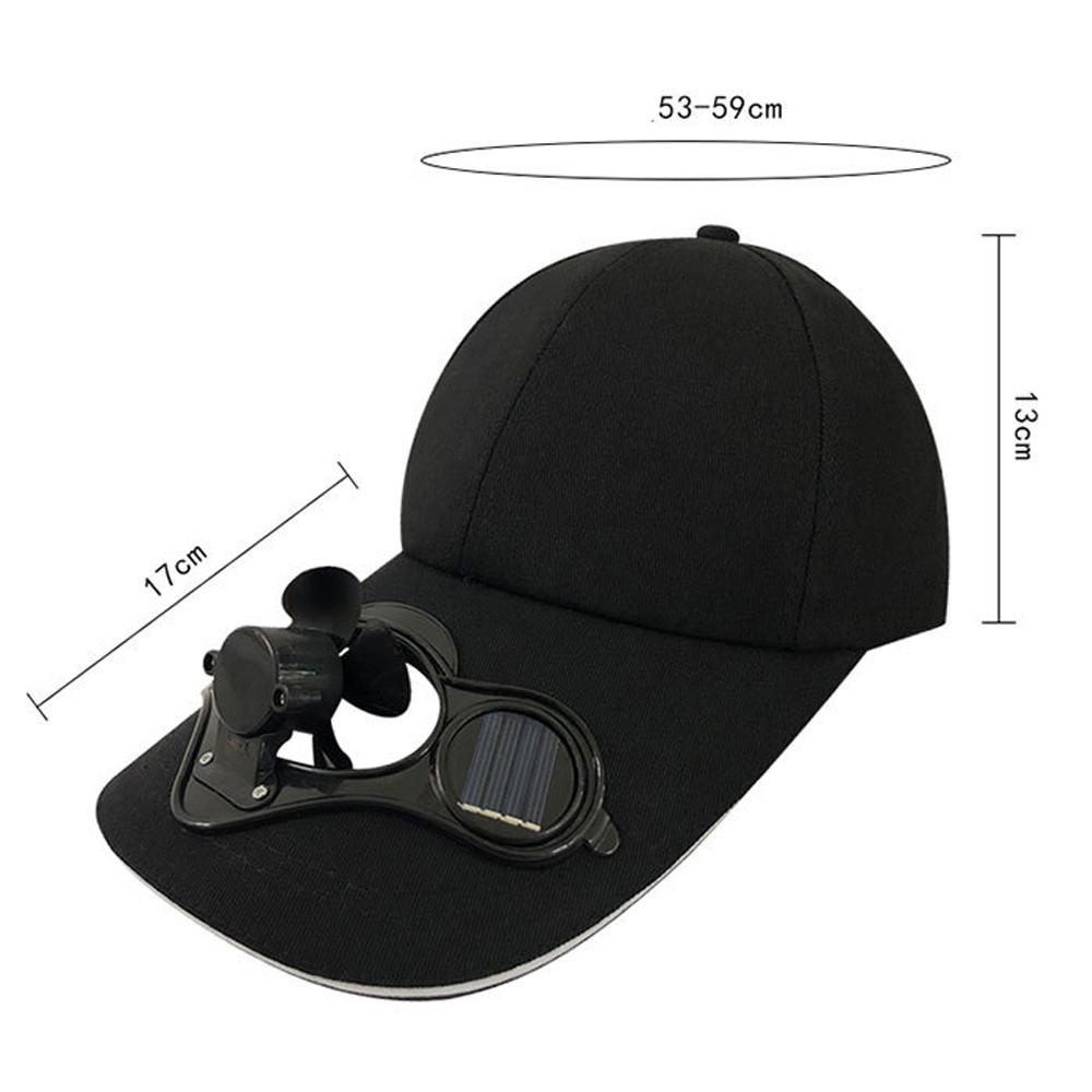 Camping Hiking Outdoor Solar Quick-drying Novelty Travel Hat Sun Visor Fan Baseball Hat Sport Cap
