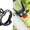 Bicycle bottle holder with neck down mounting - black
