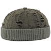 HT4857 Autumn Winter Cap for Men Women Stylish Shabby Skull Cap Male Female Beanie Hat Knitted Earflap Cap Adjustable Bomber Hat