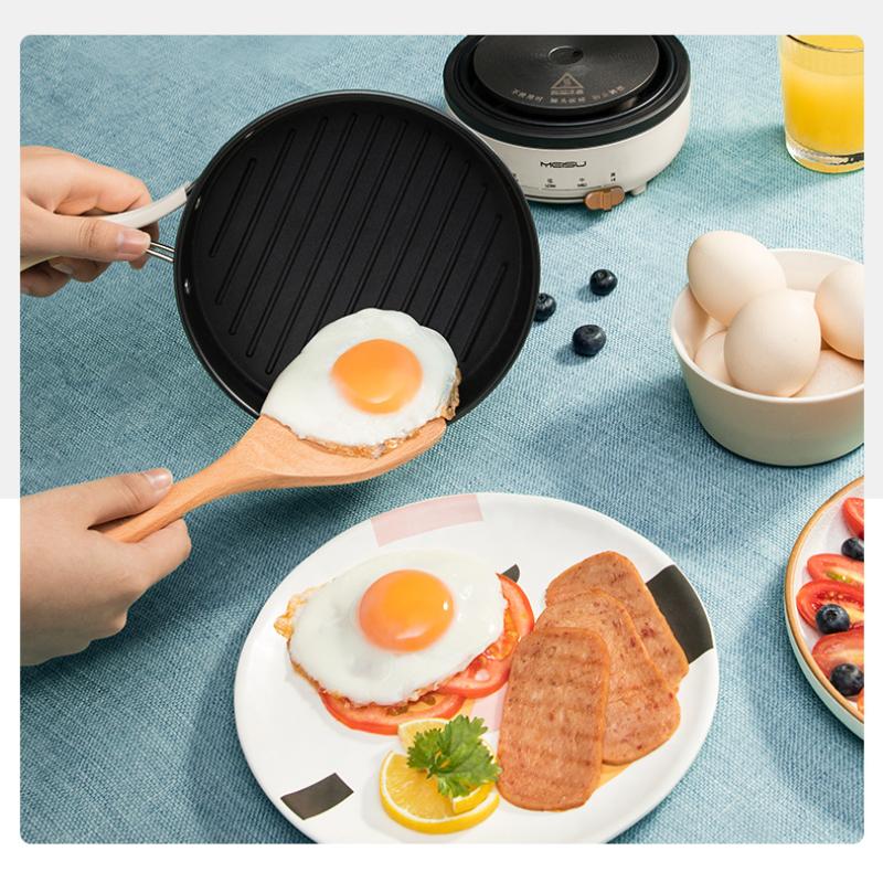 Folded Electric Cooking Pot Mini Portable Electric Skillet Split Type Frying Pan Travel Collapsed Multicooker Hotpot