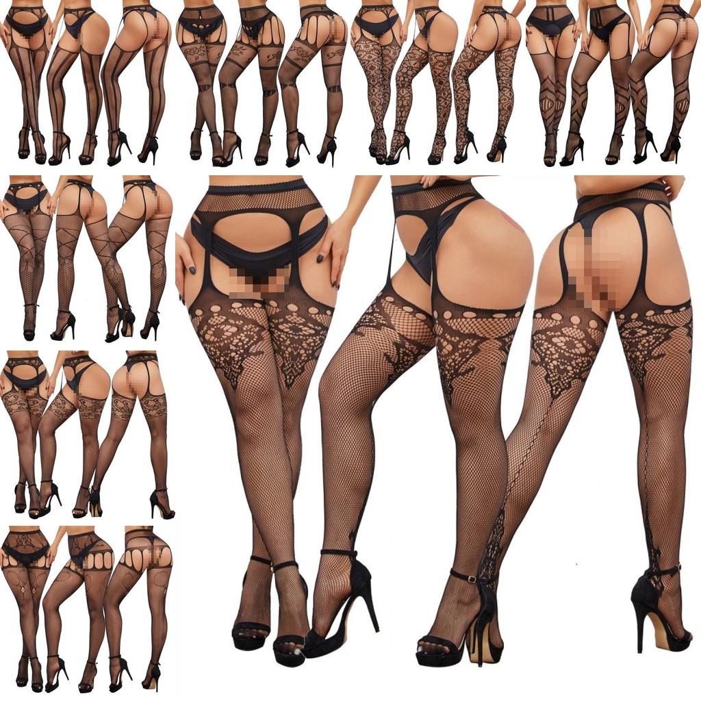 Sex For Stockings Women With Stretchy Fishnet Design Crotch Socks Fashion Gift