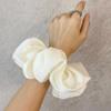 Silk Scrunchies for Women Korean Chiffon Elastic Hair Ties Ponytail Holder Headwear Femme