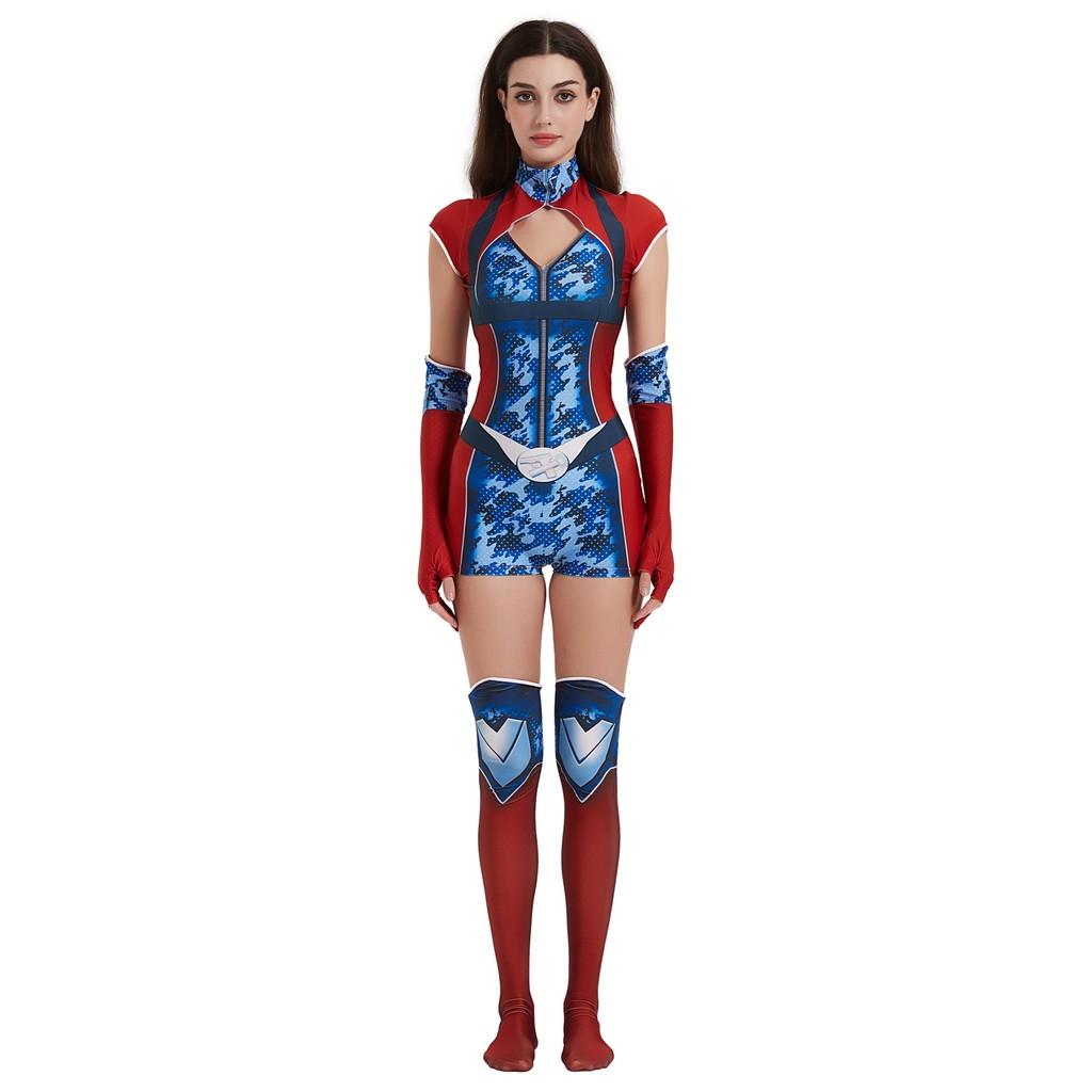 The Boys The Seven Cosplay Suit With Lycra Material For Anime Role Play