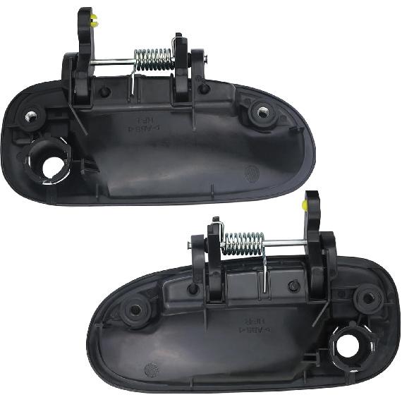 Наружная дверная ручка с замочной скважиной, совместимая с Honda Civic 1996-2000. Заменяет 72180S00004 72140S00004. Передняя левая и правая стороны. Наружная дверная ручка