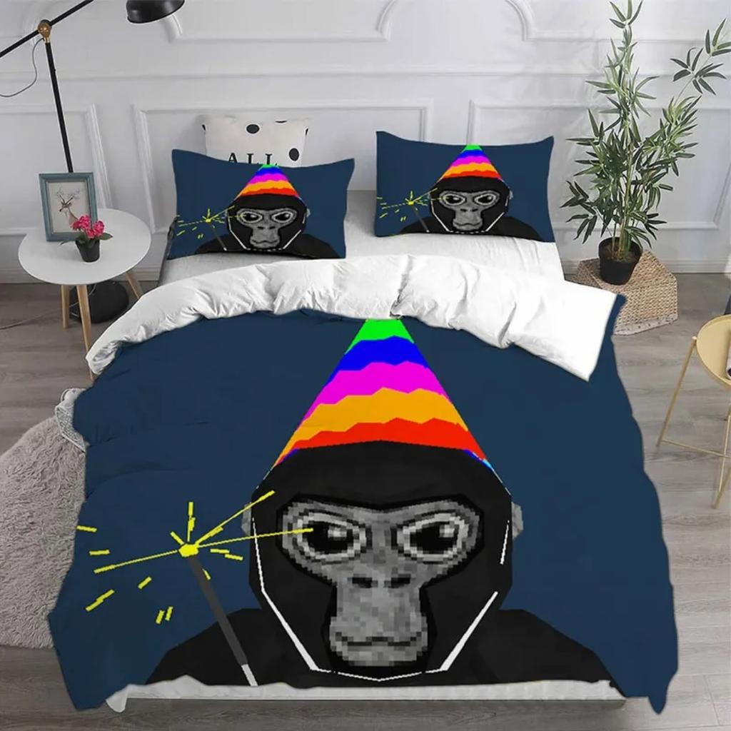 Gorilla Tag Bedding Sets Gorilla Tag VR Gamer Duvet Cover,Comforter Quilt Bed Cover Sets Bedroom Decoration Home Supplies