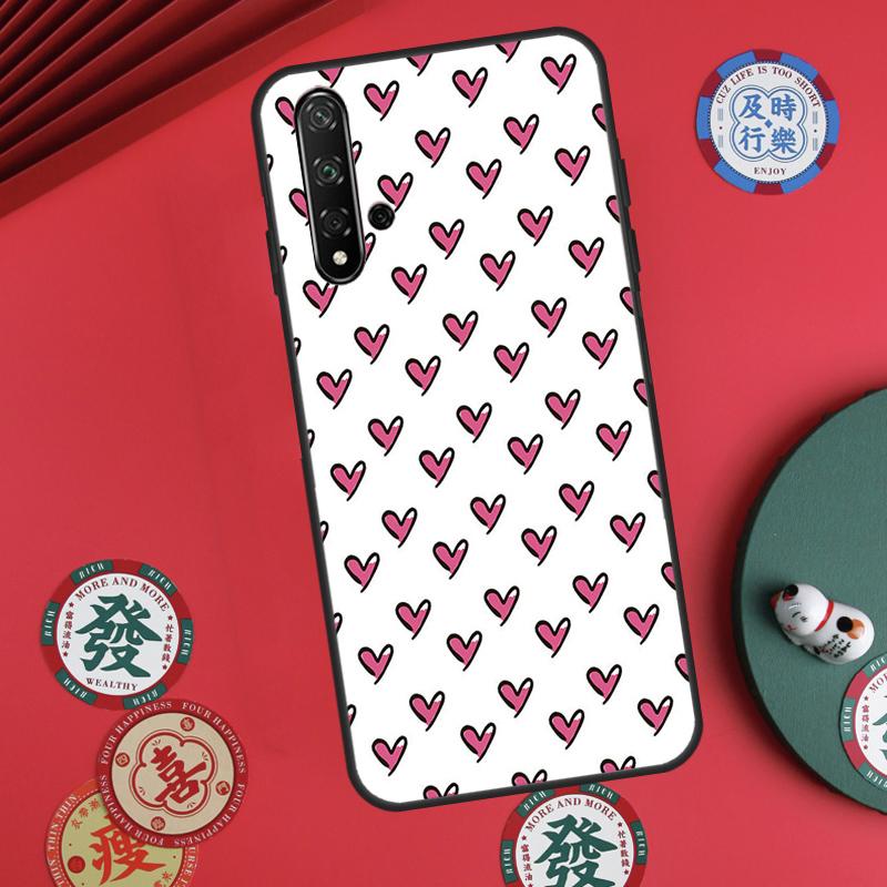 Сердечки Мультяшные Девочки Для Huawei Nova 5T 10 9 SE 7i 8i 11i 12i Y73 Y90 Y70 Y72 Y61 Y91 P60 Pro P30 P40 Lite Чехол