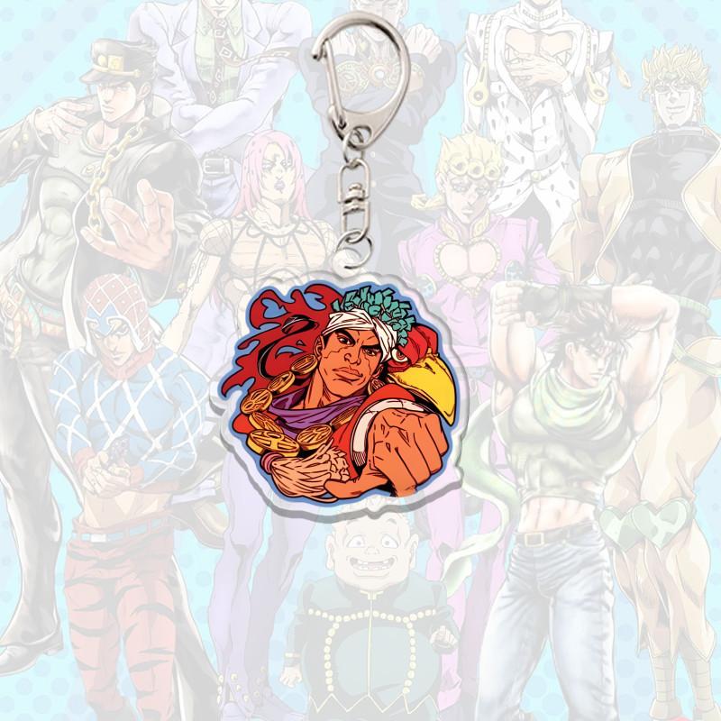 Акриловый брелок JoJo's Bizarre Adventure Крестоносцы Звездной Пыли Звездный Платинум Подвеска для Сумки Аксессуары для Ключей Фестивальный Подарок