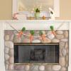 Carrot Decorations Easter Carrot Banner String Vivid Durable Unique Adorable Easter Carrot Ornament For Wall Window Fireplace