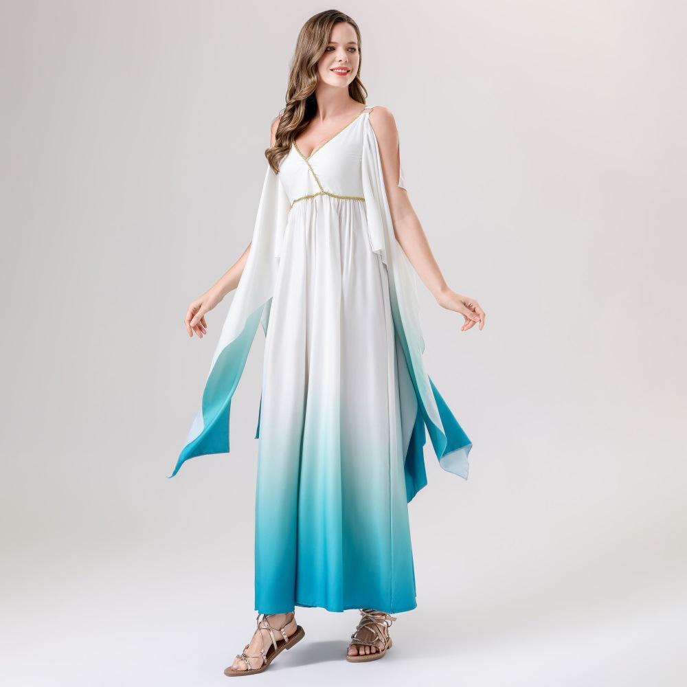 New Adult Female Halloween Egypt Greece Muse Costume Ball Cosplay Costume Women's Clothing