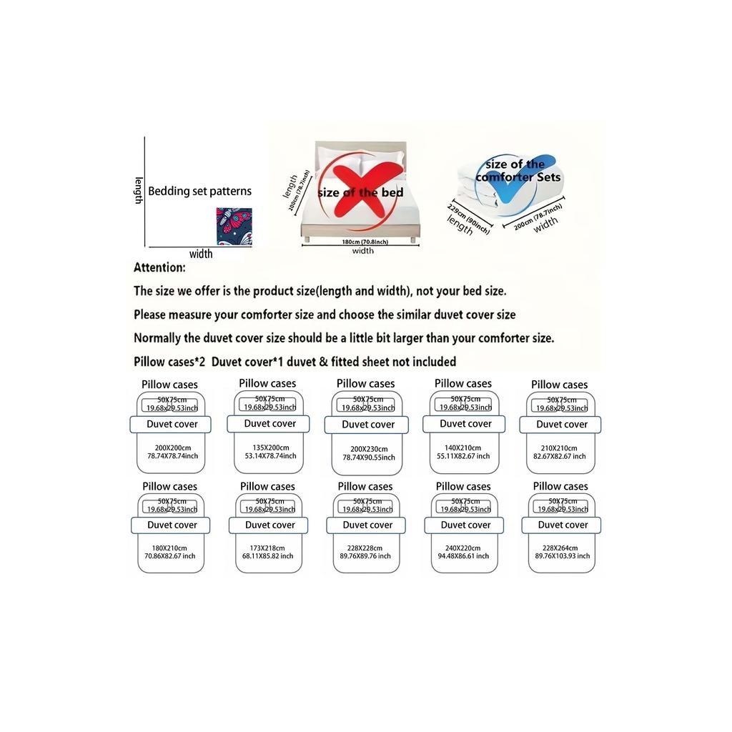 Яркий Фон с Узором Бабочки Комплект Постельного Белья 1 Пододеяльник 2 Наволочки Для Взрослых и Детей Роскошный Подарок Полный Размер