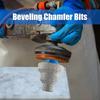 Efficient Cutting Step Drill Bit Hole Cutter Beveling Chamfer Bit Tiles Marble
