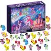 Адвент-календарь Единорог My Little Pony 24 Фигурки Модели Детские Рождественские Подарки Игрушки