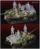 Набор из смолы Darius Miniatures в масштабе 1/35, Немецкая самоходная противотанковая пушка Jagdpanzer IV Lang времен Второй мировой войны и набор экипажа танка Waffen SS, DMF35036