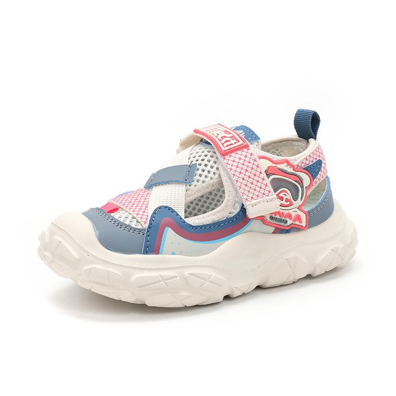 Children's Color-Block Mesh Hollow-Out Sports Sandals2026Summer sports sandals for small, medium, and large boys, casual shoes for boys
