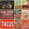 Vintage Metal Tin Signs Wall Art Decor Metal Signs Retro Funny Coffee Bar Signs Home Garden Restaurant Cafe Office Shop Bar Club